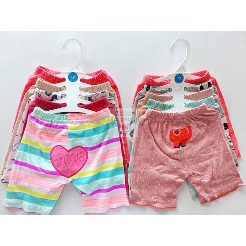 Fashion 5PCs Pretty Baby Newborn Cotton Shorts Baby Shorts Different Colors for both girls and boys from 0-12 months