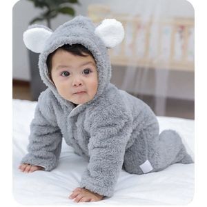 Fashion Warm Fluffy Romper Warm baby Romper Modern design Warm With  Classic 100*110cm 100% polyester With far White unisex .