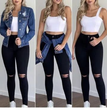 Fashion Original Non fading Rugged one cut Jeans For women size 27,28,30,32,34 - Total Black This trouser is Stretchy and breathable hence easier movement.