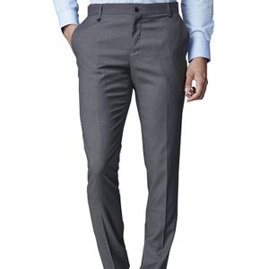 Fashion NEW  ARRIVAL 2 pack HIGH QUALITY COTTON TURKEY  Pack  Men's Formal Official Trousers BOTH  slim fit and normal fit color as shown in the picture blue and gray size 30,32,34,36,38,40,42.