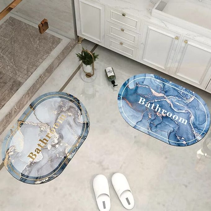 Doormats Soft Diatom Mud Bathroom Absorbent Non-Slip Quick Drying Mat Toilet Toilet Door Mat Toilet Carpet