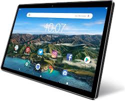 10 inch Tablet Android 11 Tablets PC with Keyboard and Mouse 6GB Ram 512GB Storage Octa-Core Dual Sim Card Slots GPS Wifi Bluetooth