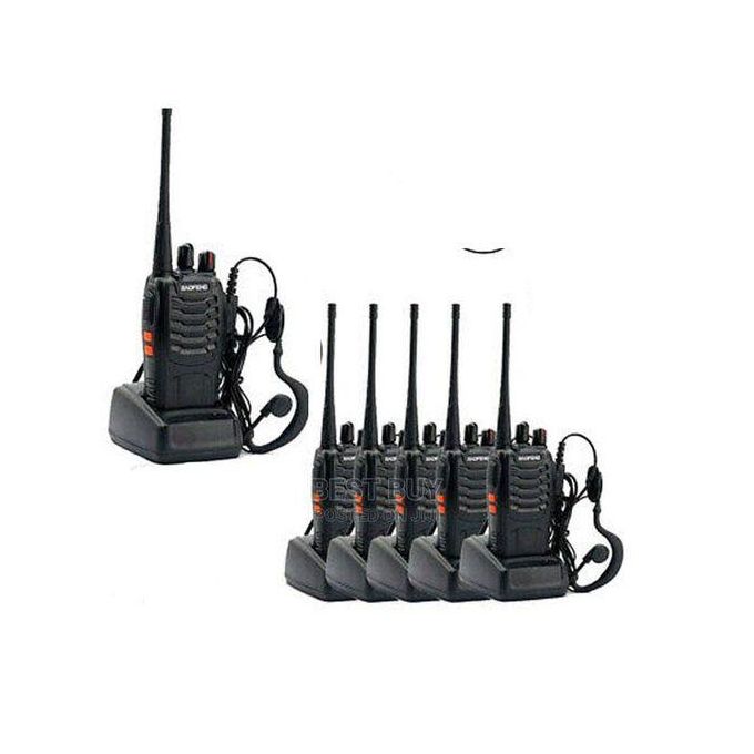 Baofeng Bf-888s Handheld Radio Calls With Earpiece -6 Pcs