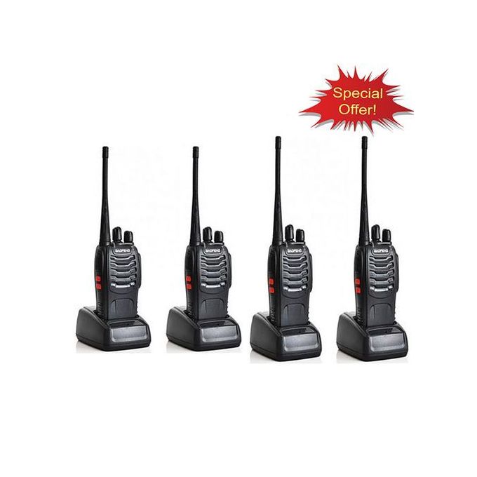 Baofeng BF-888S Upto 5km Portable Radio Calls Walkie Talkies-4 Pieces