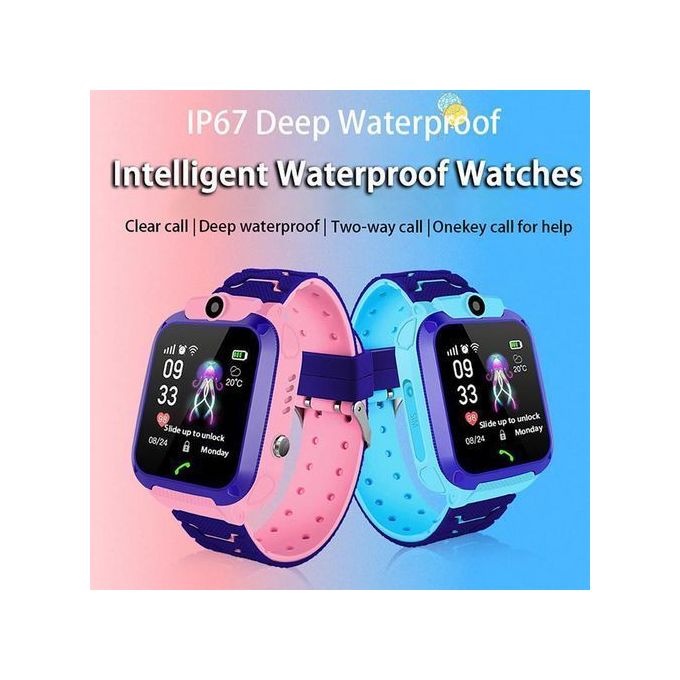 Smart Watches For Kids ,Waterproof, GPS-Blue