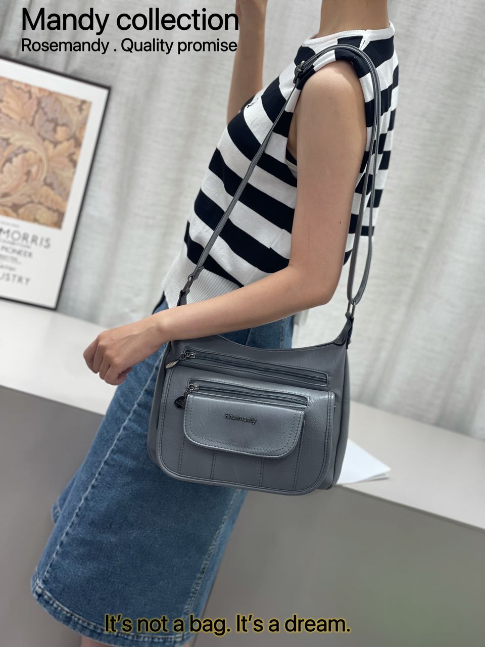 Women Elegant Shoulder Bags Sling Bag Crossbody Bags Quality Leather Bags 1Pc
