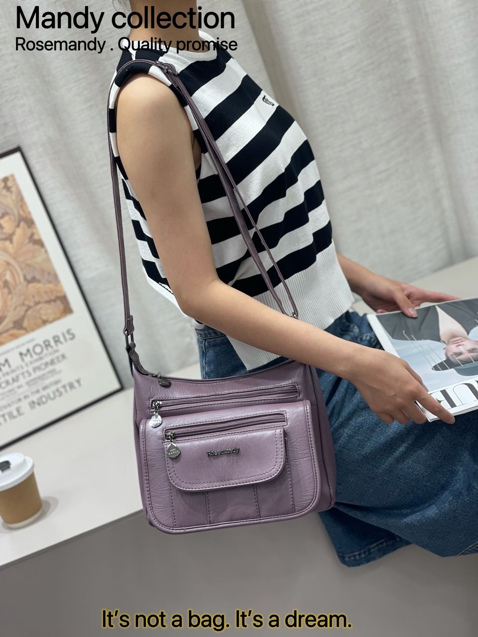 Women Elegant Shoulder Bags Sling Bag Crossbody Bags Quality Leather Bags 1Pc