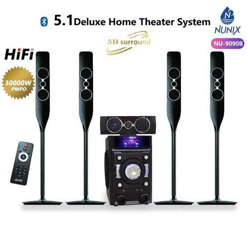 Nunix NU-9090B Deluxe Home Theatre System 5.1 CH -30000W