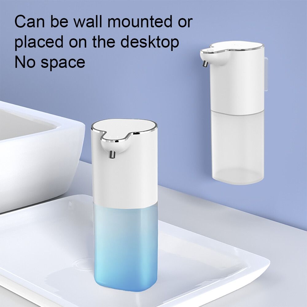 1X 400ml Automatic Liquid Soap Dispensers Touchless Smart Infrared Sensor Hand Sanitizer Foam Dispenser With USB Charging