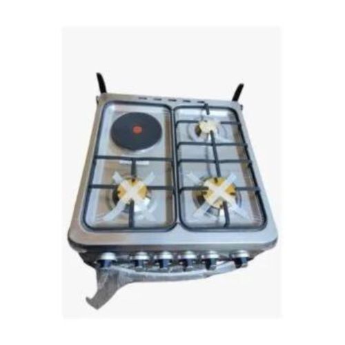 Amaze Cooker 3G+1E with GAS OVEN 50X50CM Free Standing Cooker with GAS OVEN Automatic Ignition Glass Top