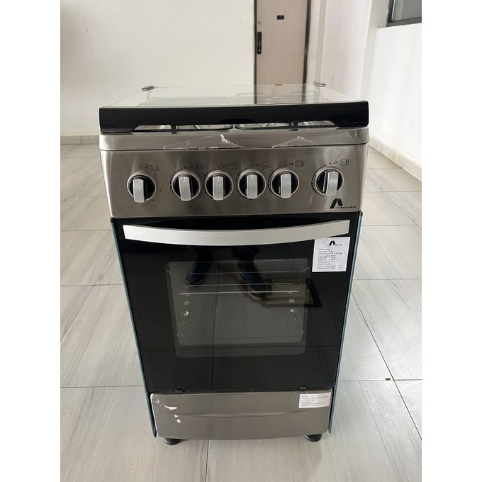 Amaze Cooker 3G+1E with GAS OVEN 50X50CM Free Standing Cooker with GAS OVEN Automatic Ignition Glass Top