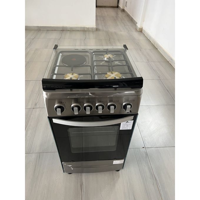 Amaze Cooker 3G+1E with GAS OVEN 50X50CM Free Standing Cooker with GAS OVEN Automatic Ignition Glass Top