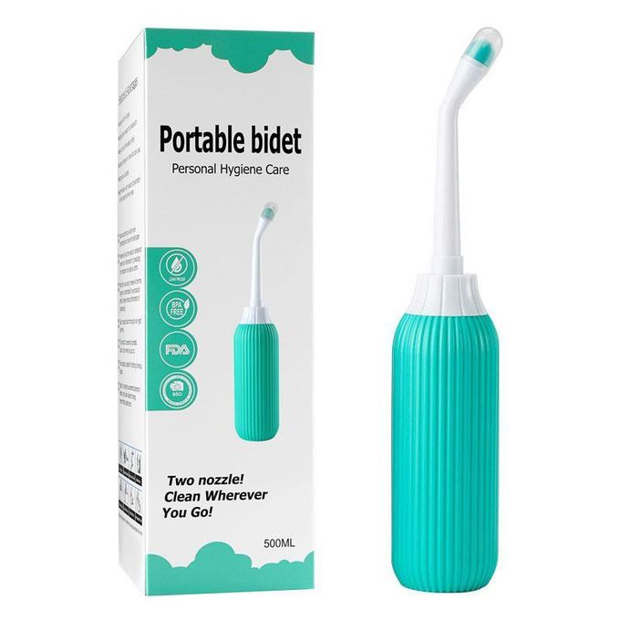 500ml Portable Bidet Sprayer Personal Hygiene Private Parts Flushing Device