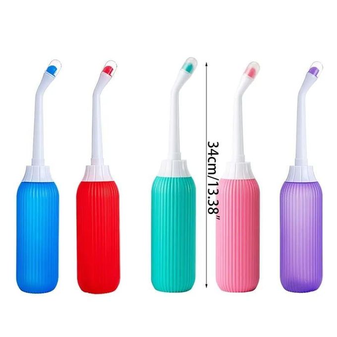 500ml Portable Bidet Sprayer Personal Hygiene Private Parts Flushing Device