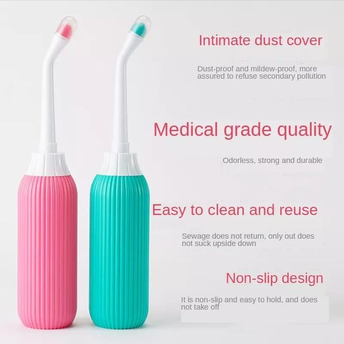 500ml Portable Bidet Sprayer Personal Hygiene Private Parts Flushing Device