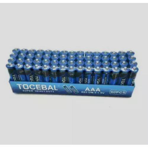 Tocebal Heavy Duty Replaceable Batteries AA Or AAA Pack Of 60 Each