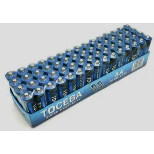 Tocebal Heavy Duty Replaceable Batteries AA Or AAA Pack Of 60 Each