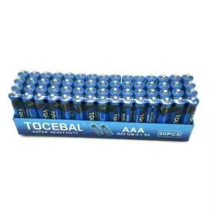 Tocebal Heavy Duty Replaceable Batteries AA Or AAA Pack Of 60 Each
