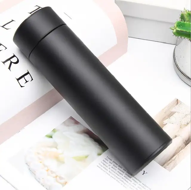 500ml Smart Thermo Bottle Thermal Cup Vacuum Flasks Stainless Steel Thermos for Tea Cover LED Temperature Display Drinking Water