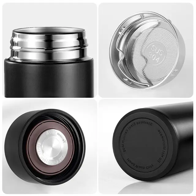 500ml Smart Thermo Bottle Thermal Cup Vacuum Flasks Stainless Steel Thermos for Tea Cover LED Temperature Display Drinking Water