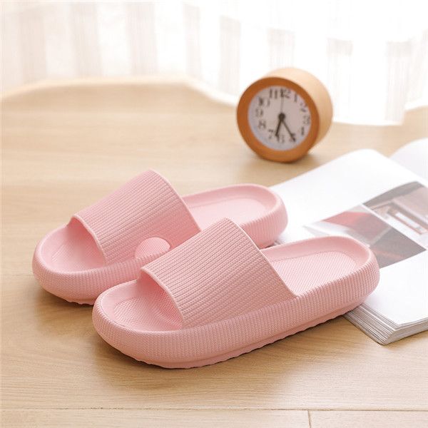 Cloud Slippers for Women and Men, Pillow House Slippers Shower Shoes Indoor Slides Bathroom Sandals, Ultimate Comfort, Lightweight, Thick Sole, Non-Slip, Easy to Clean