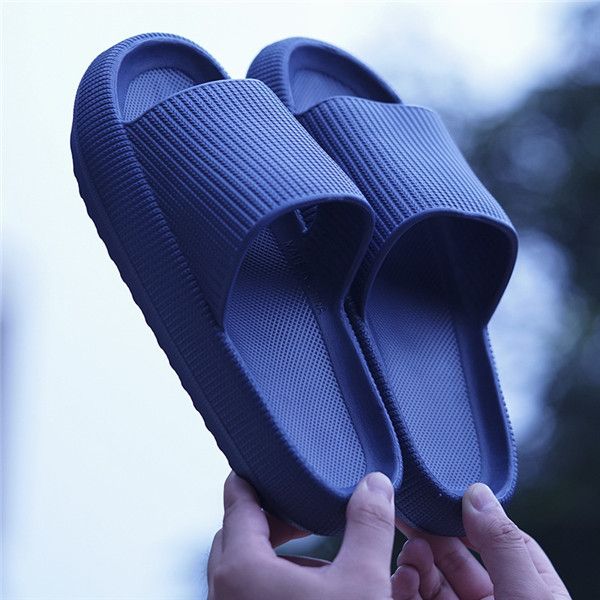 Cloud Slippers for Women and Men, Pillow House Slippers Shower Shoes Indoor Slides Bathroom Sandals, Ultimate Comfort, Lightweight, Thick Sole, Non-Slip, Easy to Clean