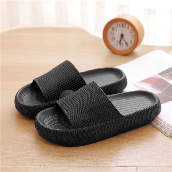 Cloud Slippers for Women and Men, Pillow House Slippers Shower Shoes Indoor Slides Bathroom Sandals, Ultimate Comfort, Lightweight, Thick Sole, Non-Slip, Easy to Clean
