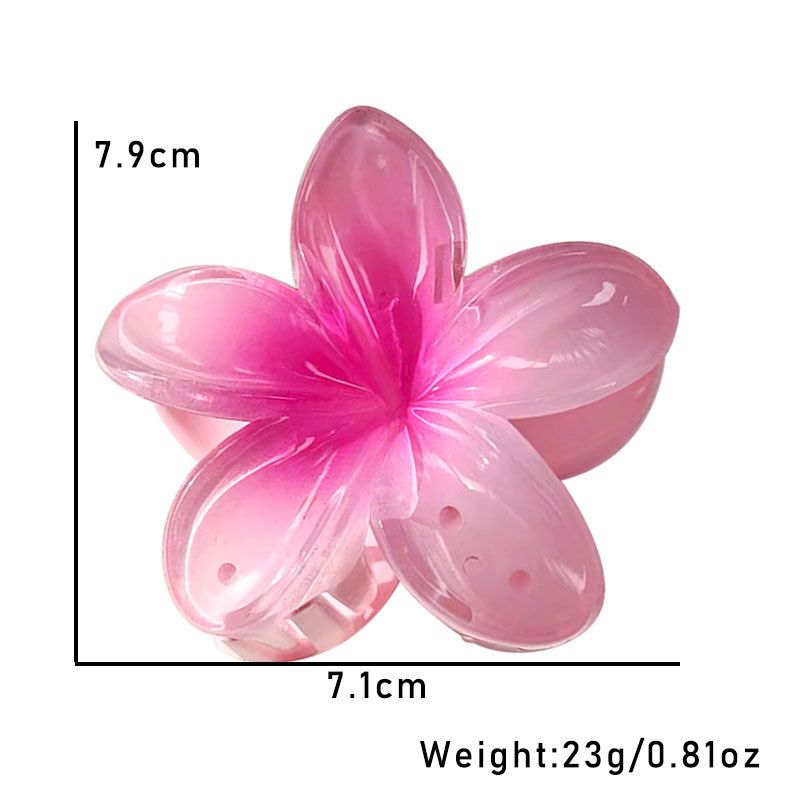 Flower Hair Claw Clips for Thick Hair, Strong Hold Nonslip, Hawaiian, Cute Large Hair Clips, Hair Accessories for Women Girls Holiday Gifts