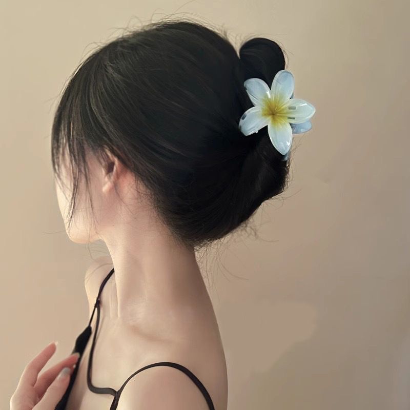 Flower Hair Claw Clips for Thick Hair, Strong Hold Nonslip, Hawaiian, Cute Large Hair Clips, Hair Accessories for Women Girls Holiday Gifts