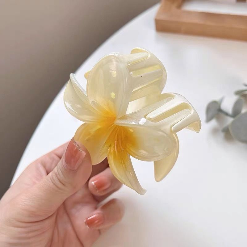 Flower Hair Claw Clips for Thick Hair, Strong Hold Nonslip, Hawaiian, Cute Large Hair Clips, Hair Accessories for Women Girls Holiday Gifts