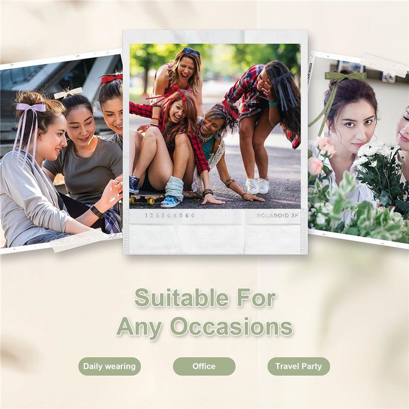 5PCS Hair Bows for Women, Hair Ribbon hair bows with Long Tail, Cute hair bow clips Hair Barrettes for Women's Accessories