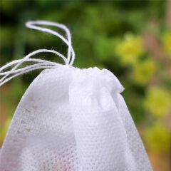 100Pcs Disposable Drawstring Tea Filter Bags Non-woven Fabric Pouches Seal Mesh Bags Coffee Sachet Bags for Loose Leaf Tea, Coffee, Herb, Spice