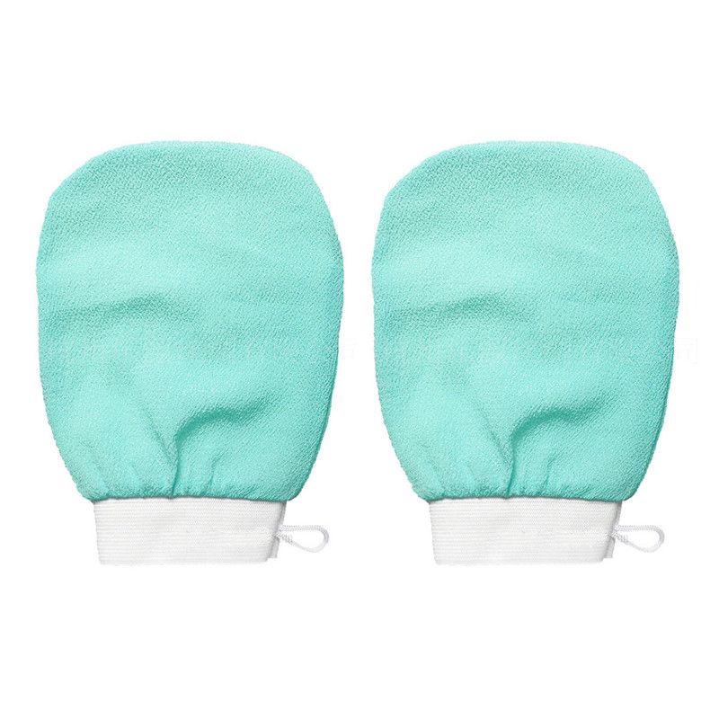 2pcs Deep Exfoliating Gloves for Body | Scrubber Shower Bath |Body Scrub Gloves Dead Skin Remover| Mitt Perfect Women/Men, One Size, Pack of 2