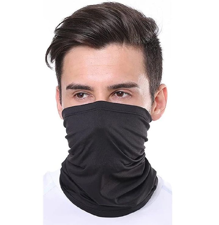 TS Neck Gaiter Summer Cooling Face Mask Scarf  Reusable UV Protection Headwear Breathable Face Cover Scarf for Cycling Skiing Fishing Hiking