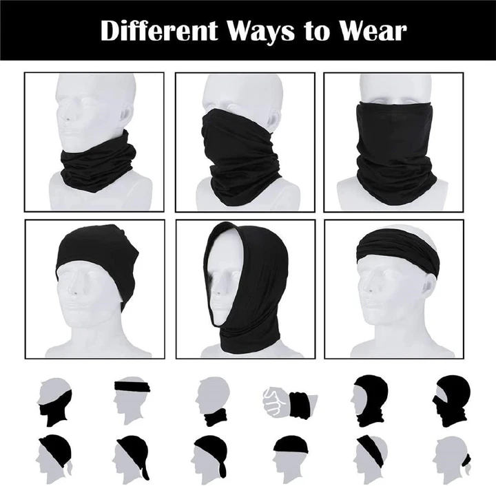 TS Neck Gaiter Summer Cooling Face Mask Scarf  Reusable UV Protection Headwear Breathable Face Cover Scarf for Cycling Skiing Fishing Hiking