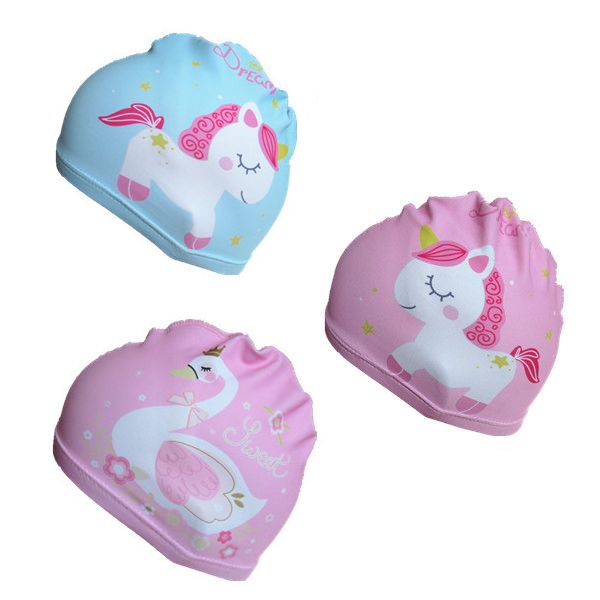 3 Pieces Kids Swim Caps for Boys Girls Age 2-12 Swimming Cap Pool Cap for Kids Child Swim Caps for Toddler Youth