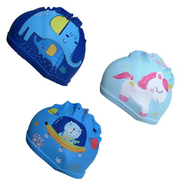 3 Pieces Kids Swim Caps for Boys Girls Age 2-12 Swimming Cap Pool Cap for Kids Child Swim Caps for Toddler Youth
