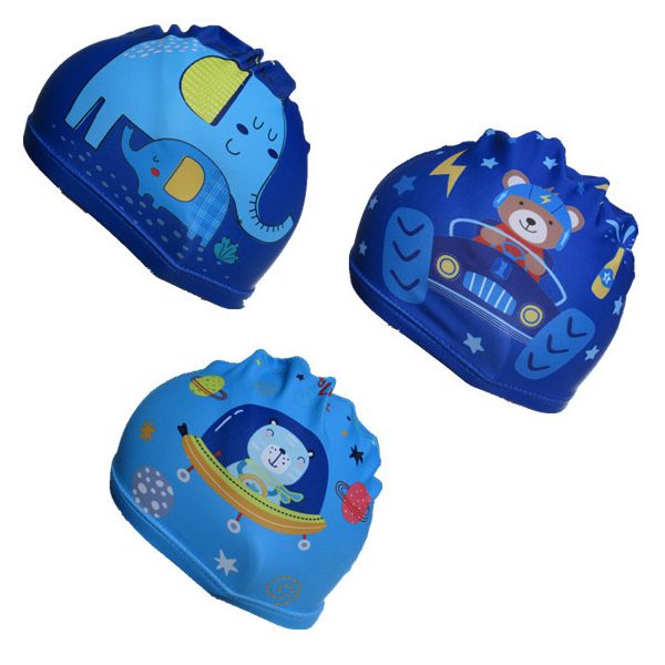 3 Pieces Kids Swim Caps for Boys Girls Age 2-12 Swimming Cap Pool Cap for Kids Child Swim Caps for Toddler Youth