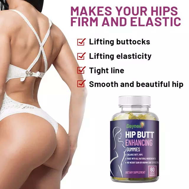 Daynee Hip And Butt Enhancing Gummies For Fuller And More Defined Hips And Buttocks