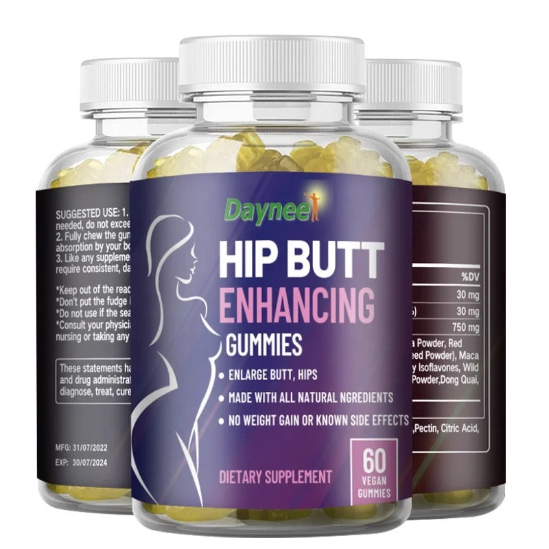 Daynee Hip And Butt Enhancing Gummies For Fuller And More Defined Hips And Buttocks