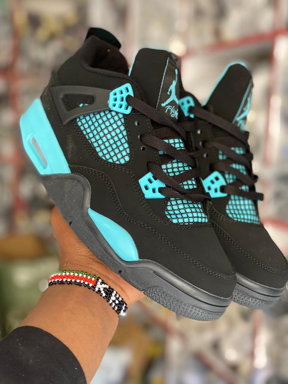 Air Jordan 4 Tiffany Classic Designer Sneakers