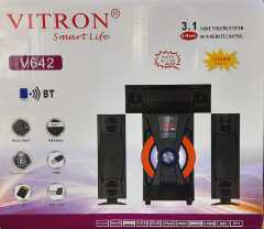 Vitron V642 3.1 Multimedia Subwoofer Speaker SystemBluetooth enabled * Has a built in powerful Amplifier* SD card input* USB support input