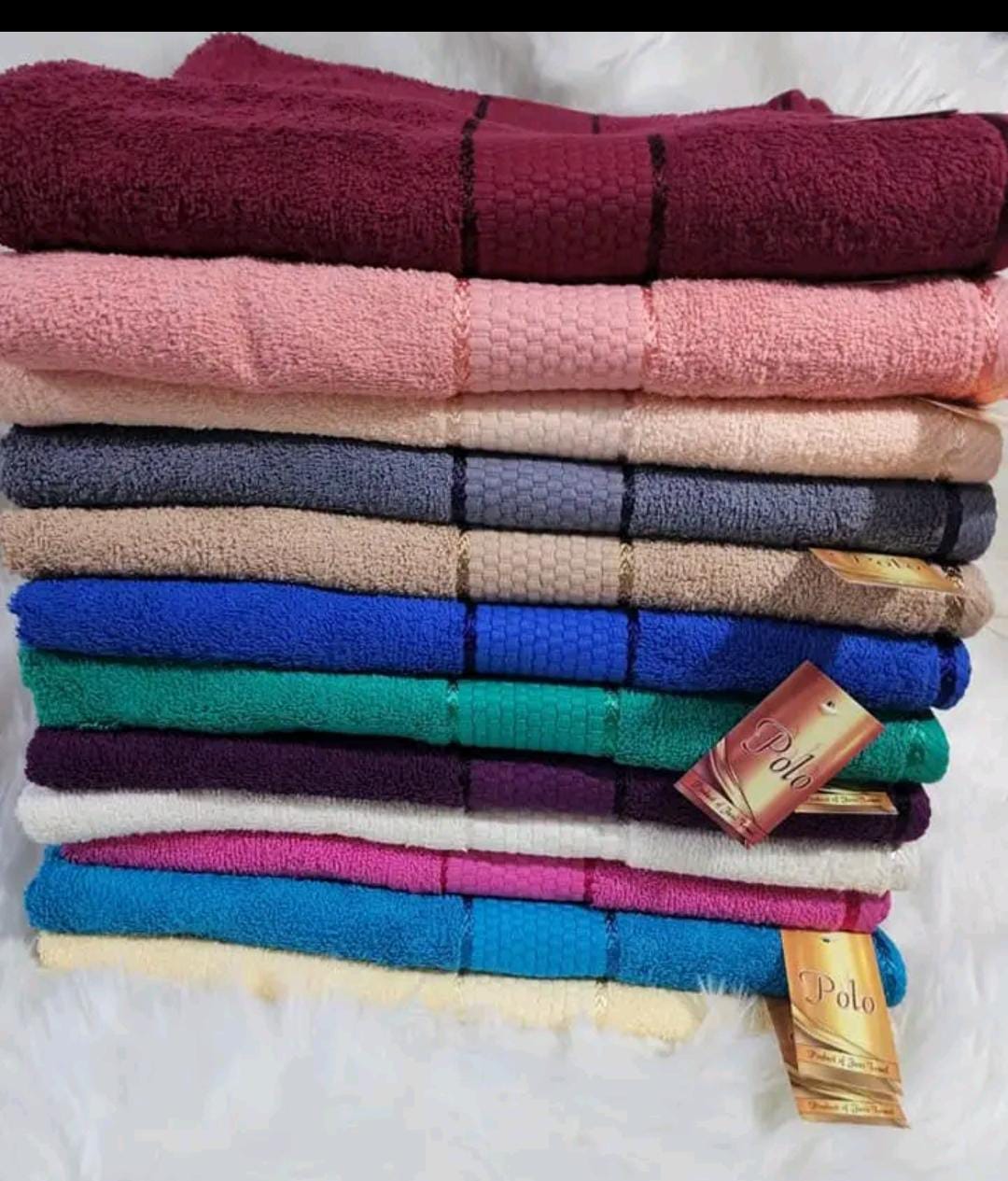 Polo Towels  Coloured 100x150cm The towels are designed with a strong pique border for added durability. They are made using the highest quality standards. Explore our collection of the best towels f