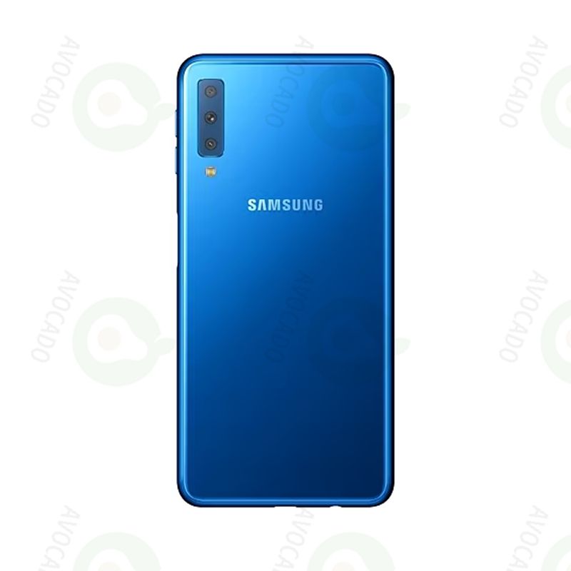 Refurbished Phones SAMSUNG A7 2018 Super AMOLED 128GB Storage 4GB RAM Exynos 7885 Dual SIM 3300mAh Battery Side Fingerprint Face Unlock 24MP+24MP Camera Smart Phones