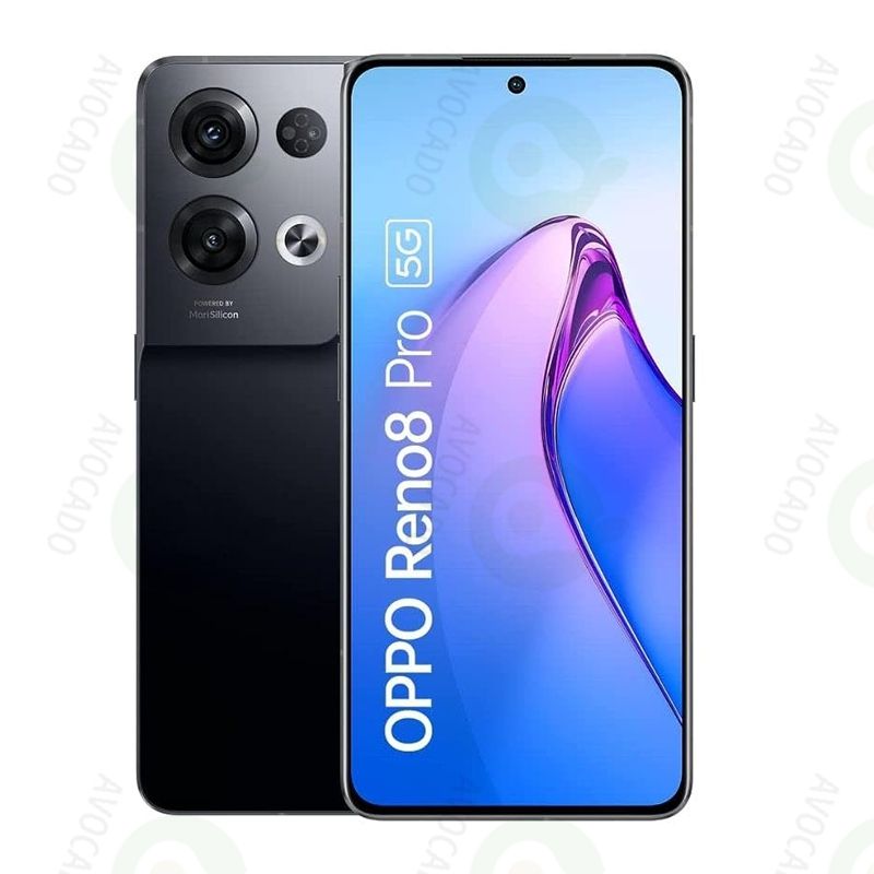 Refurbished Phones OPPO Reno8 Pro 5G 256GB 8GB RAM Dual SIM Dimensity 8100 Max 50MP+32MP Camera 120Hz AMOLED Screen Fingerprint Unlock Smart Phones