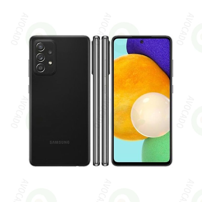 Refurbished Phones SAMSUNG A52 8GBRAM 256GB Storage Dual SIM 5G Network 120Hz Super AMOLED 4500mAh 64MP+32MP Screen Fingerprint Snapdragon 750G 5G Android 13 Smart Phones