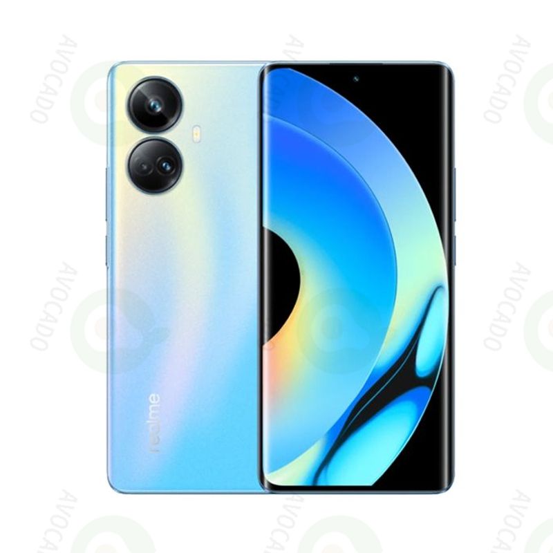 Refurbished Realme 10 Pro+ 256GB Storage 8GB RAM 120Hz Curved AMOLED Screen 5000mAh Battery Dimensity 1080 5G 108MP+16MP Camera Underdisplay Fingerprint Unlock Smart Phones