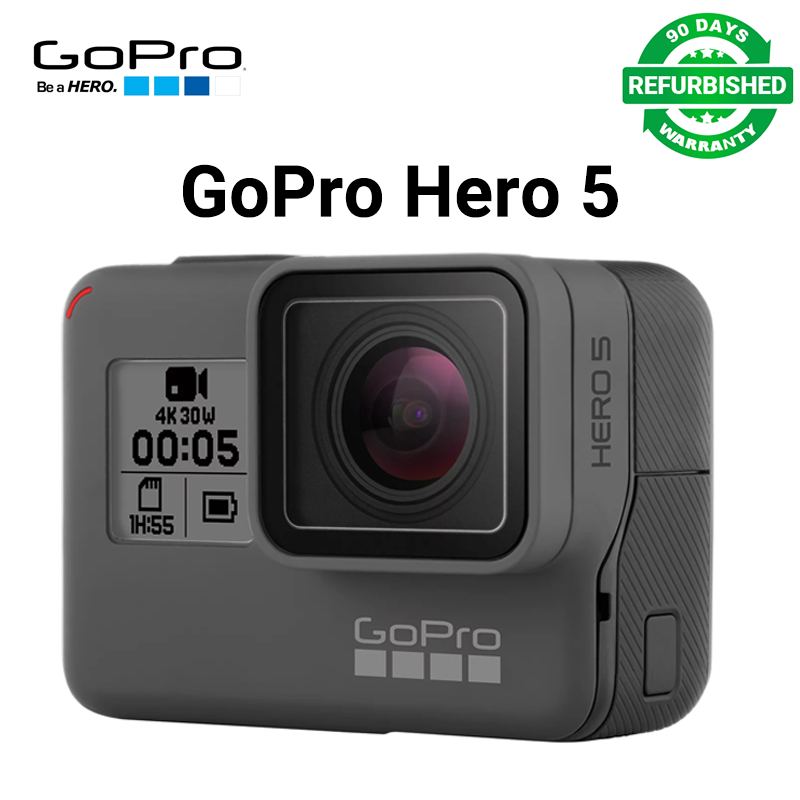 Refurbished Sports Camera GoPro HERO5 Black Waterproof Digital Action Camera 4K HD Video & 12MP Photo Sports & Action Video Cameras