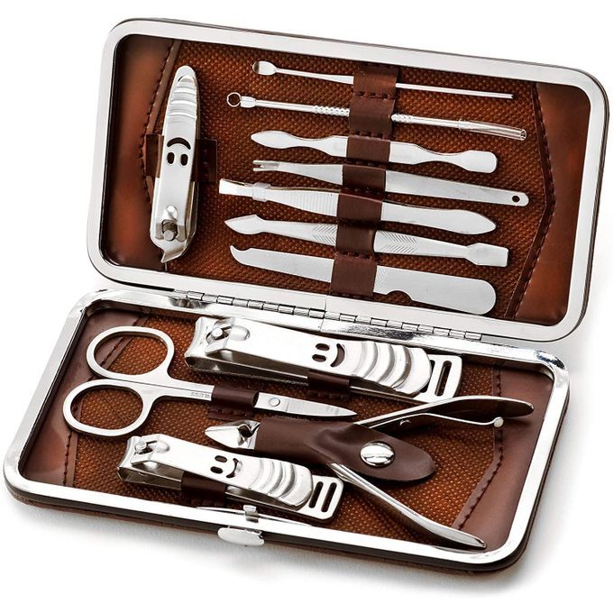 12 Pcs Manicure Nail Clippers Kit Pedicure Set Nail