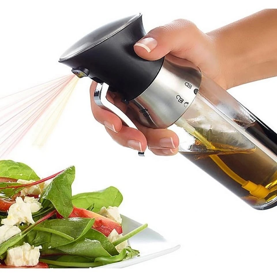 Double partition oil vinegar bottle